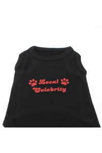 Local Celebrity Dog Shirt - Black